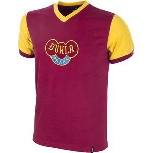 COPA - Dukla Praag 1960's Retro Voetbalshirt - Rood - Heren