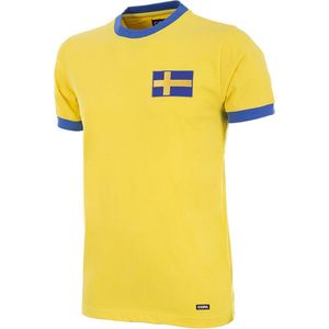 COPA - Zweden 1970's Retro Voetbalshirt - Geel - Mannen