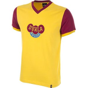 COPA - Dukla Praag - Uitshirt - Geel - Retro Voetbalshirt - Heren