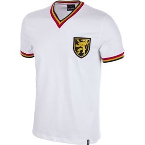 COPA - België Uit 1970's Retro Voetbalshirt - Mannen - Wit - XXL