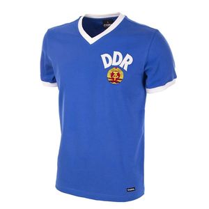 COPA - DDR WK 1974 - Retro Voetbalshirt - Blauw - Heren