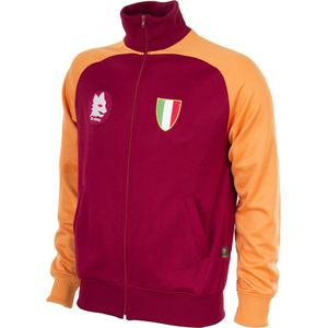 COPA - AS Roma 1983 Scudetto Retro Voetbal Jack - S - Rood; Oranje