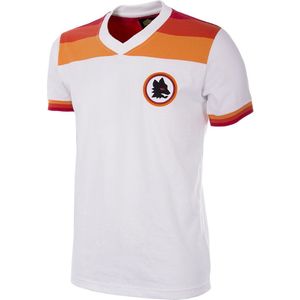 COPA - AS Roma 1978 - 79 Away Retro Voetbal Shirt - M - Wit