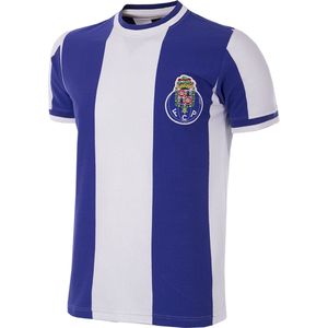 COPA - FC Porto 1971 - 72 Retro Voetbalshirt - Heren - Wit - Blauw - XL