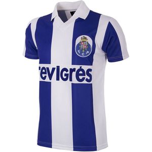 COPA - FC Porto 1986 - 87 Retro Voetbal Shirt - XXL - Wit; Blauw