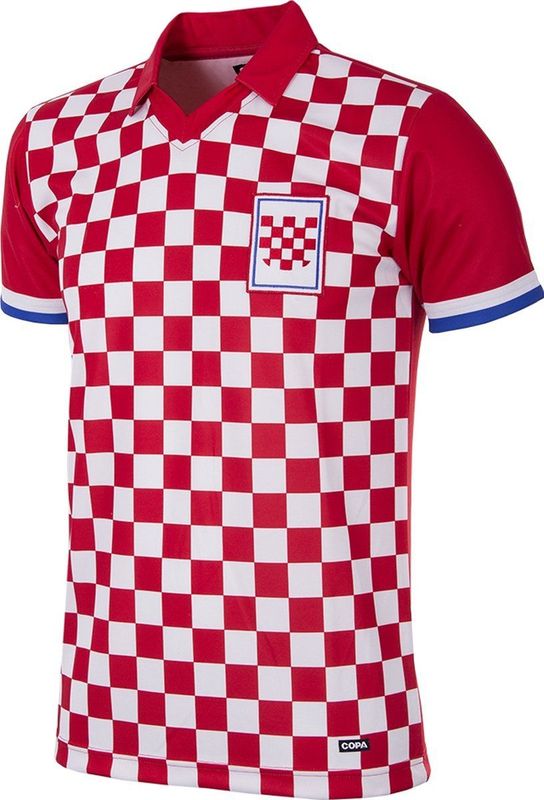 COPA - Kroatië 1990 - Retro Voetbalshirt - Rood - Mannen