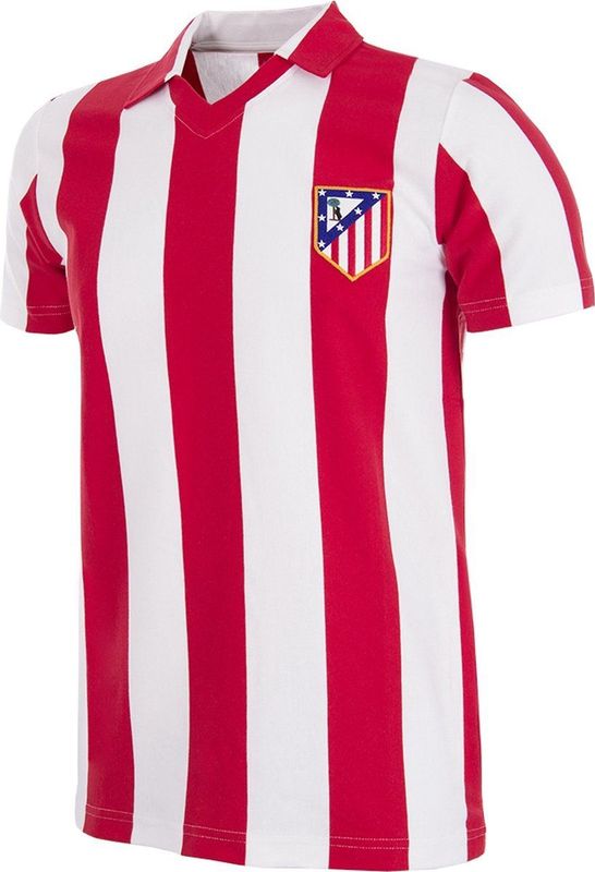 COPA - Atletico de Madrid 1985 - 86 Retro Voetbalshirt - Mannen - Sportshirt