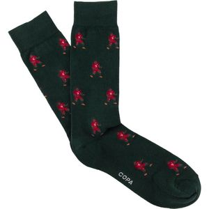 Sokken - Portugal 2016 - Traditioneel Midden Kuit - 85% Italiaans Gekamd Katoen