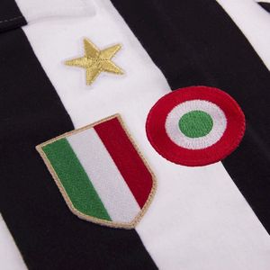 COPA - Juventus FC 1960/61 - Retro Voetbalshirt - Zwart - Wit - Heren