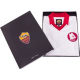 COPA - AS Roma 1984 European Cup Final Retro Voetbal Shirt - Wit