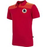 COPA - AS Roma Thuis Polo - Rood - Heren - Korte Mouw