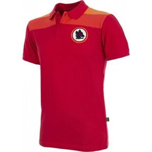 COPA - AS Roma Thuis Polo - Rood - Heren - Korte Mouw