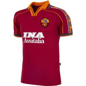 COPA - AS Roma 1998/99 Retro Voetbalshirt - Heren - Rood - XS
