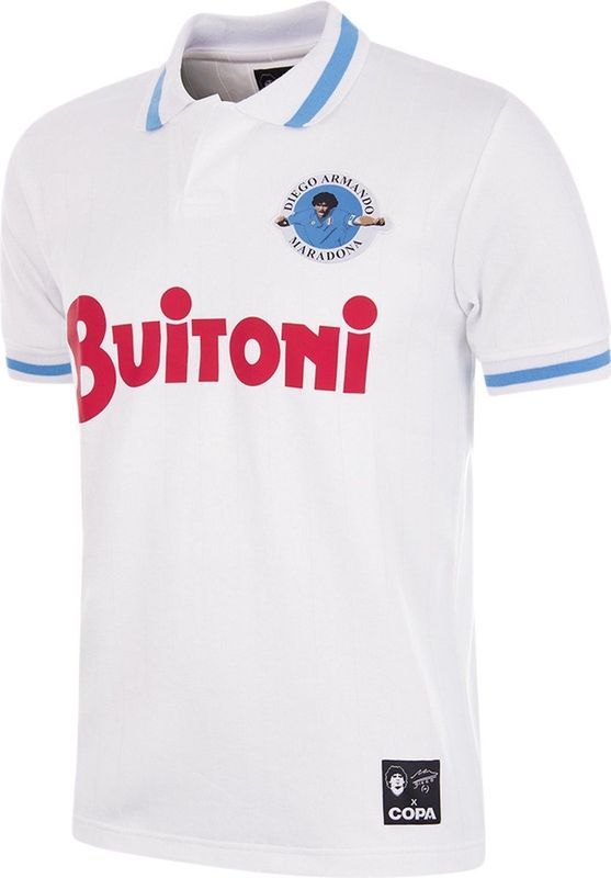 COPA - Maradona Napoli 1986 - Retro Voetbalshirt - Mannen - 100% Katoen