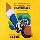 COPA - Brazilië 1950 WK Emblem T-Shirt - Geel - Heren