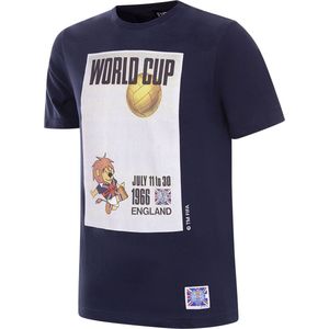 T-shirt - Copa Engeland - World Cup Poster 1966 - 100% Katoen