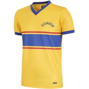 Copa Football - Équateur 1983 Retro Shirt - Blauw - 100% Polyester