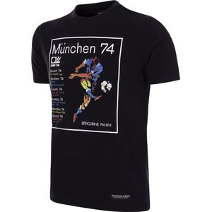 COPA - Panini FIFA Duitsland 1974 World Cup T-shirt - Mannen - Zwart