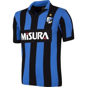 Copa Football - Inter Milan 1986 Retro - Sportshirt - Zwart-Blauw