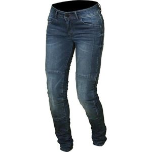 Motorjeans Macna Jenny Donkere Wassing 1