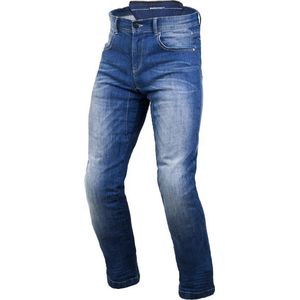 Motorjeans - Blauw - Denim - SafeTech Kniebeschermers