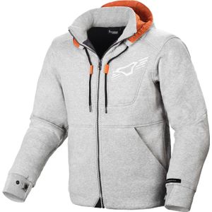 Macna District - Motorhoodie - Zwart - Katoen - Met Bescherming