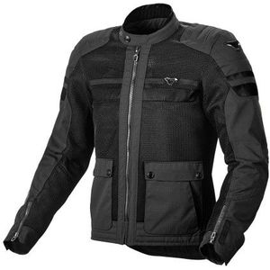 Macna - Fluent - Motorfiets Textiel Jas - Zwart - Waterdicht - Ademend