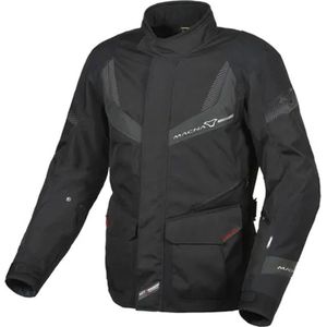 Macna - Rancher - Motorjas - Zwart Grijs - Textiel - Waterproof