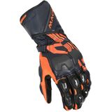Macna Powertrack, handschoenen, Zwart/Oranje/Donkerblauw, XL