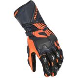 Motorhandschoenen Macna Power Track Blauw-Oranje