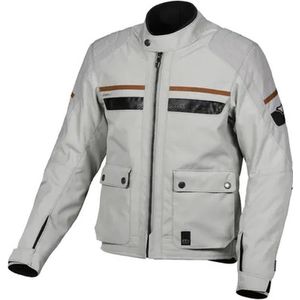 Macna Oryon Light Grey Jackets Textile Waterproof  Jas