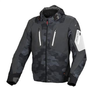 Motorjas - Zwart - Night Eye-stof - Ventilatiepanelen