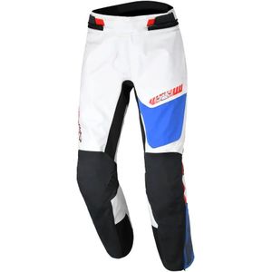 Macna Synchrone, stoffen broek waterdicht, lichtgrijs/zwart/blauw, S