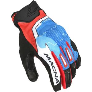 Motorhandschoenen Macna Assault 2.0 Rood-Wit-Blauw