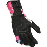 Motorhandschoenen Dames Macna Krown Roze-Grijs-Zwart