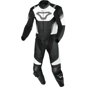 Macna - Varshall - Motorpak - Zwart - Leer - 2-delig