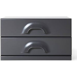 HKliving Ladekast - 2 Lades - Charcoal