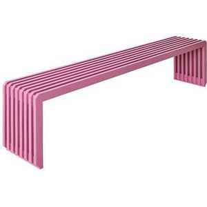 HKliving Slatted Bankje - Hot Pink