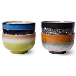 HKLIVING kom 70s (Ø13,5 cm) (set van 4)
