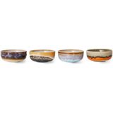 HKLIVING - Kom 70s - Ø11 cm - Set van 4 - Kommen