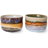 HKLIVING - Kom 70s - Ø11 cm - Set van 4 - Kommen