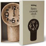 HKLIVING Tafelklok Retro - Keramisch - Handbeschilderd - Multicolor
