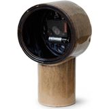 HKLIVING Tafelklok Retro - Keramisch - Handbeschilderd - Multicolor