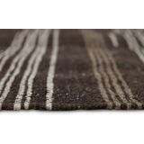 HKLIVING - Vloerkleed - Diepbruin - Wol - 240x150 cm
