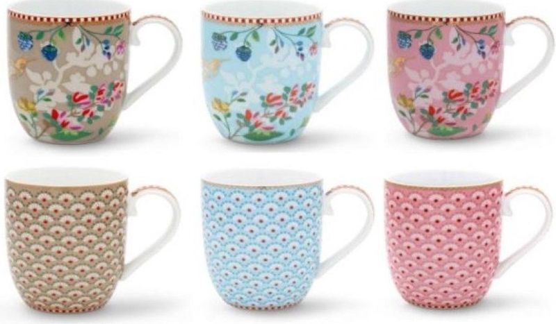 Borden - Set van 6 - Wit - Keramiek