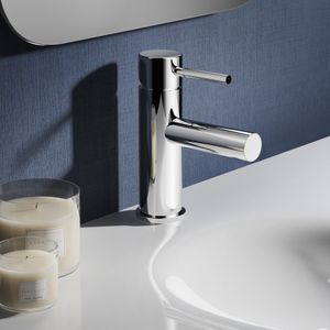Wastafelmengkraan Hotbath Buddy 1-hendel Recht 17 cm Chroom