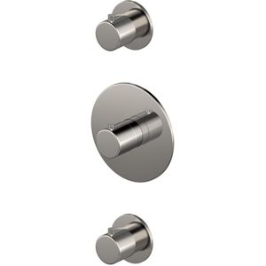 Hotbath - Cobber - Afbouwdeel Thermostaat - Geborsteld Nikkel