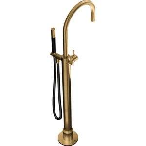 Badmengkraan Hotbath Cobber Draaibare Uitloop 105.5 cm Geborsteld Messing Living Colours