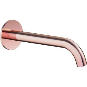 Wastafelkraan Uitloop Hotbath Cobber Rond 18 cm Roze Goud