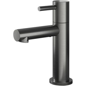 Hotbath Dude Fonteinkraan opbouw - L-uitloop 8.5cm - verouderd ijzer E001AI